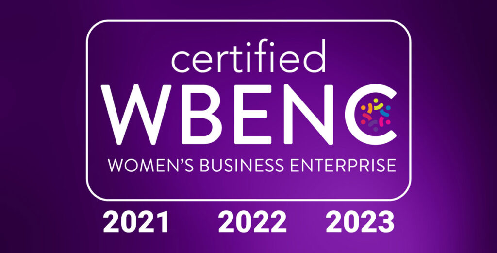 WBENC certification for 2021, 2022, 2023